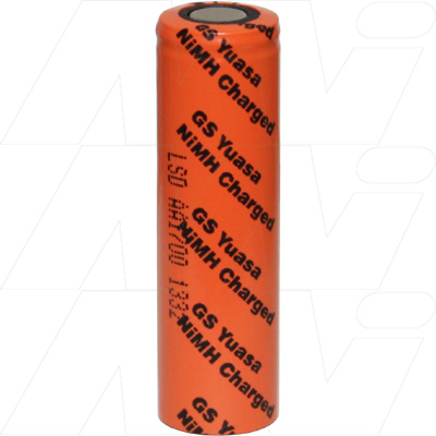  NiMH 1.2V 1.65Ah Industrial Standard Cylindrical Battery Short AA Size