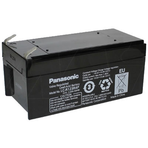 Panasonic LC R123R4P 12V 3 4Ah Sealed Lead Acid Battery