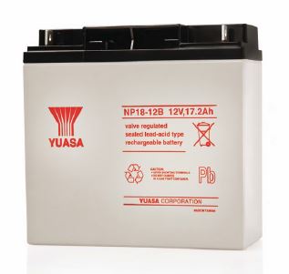 Yuasa NP18-12BFR NP Series 12V 18AH VRLA Battery