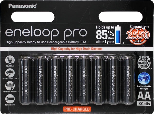 eneloop batteries give you less power nerf blaster