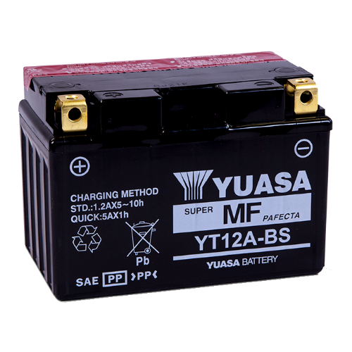 Yuasa YT12A-BS Maintence Free VRLA | Batteries Direct