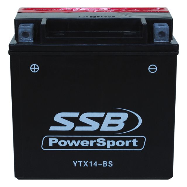 Yuasa YTX14H-BS Husqvarna TE410E '00-'01 AGM, High Performance 12 Volt