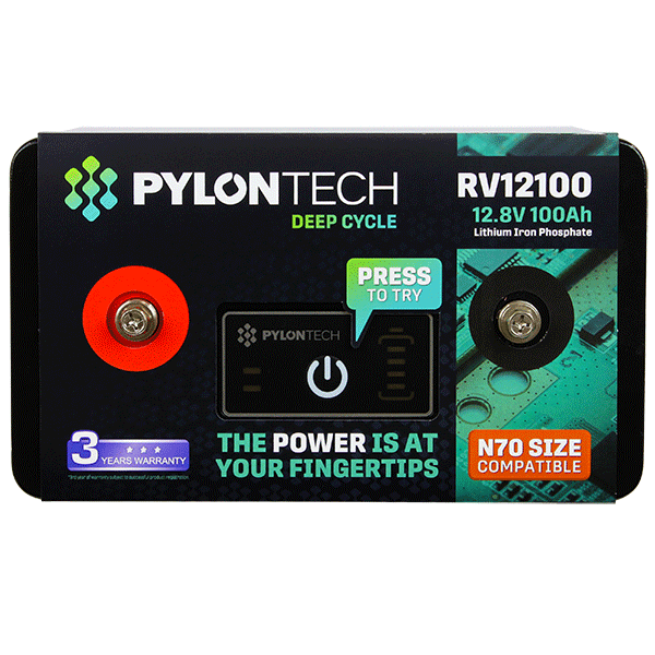 Pylontech RV12100 12.8V 100Ah 1280Wh 4S4P Lithium Iron Phosphate (LiFePO4) Battery