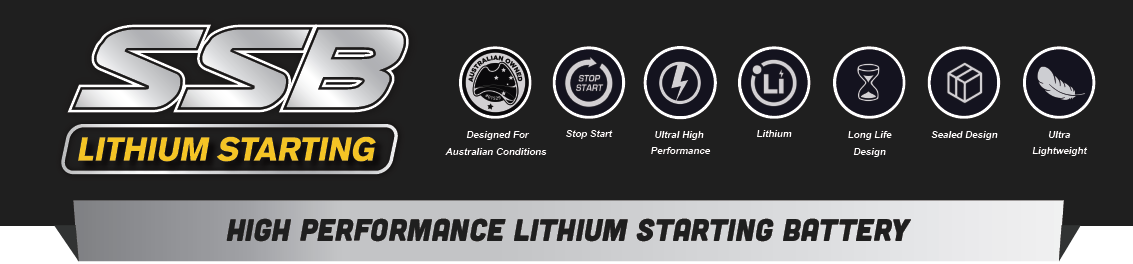 SSB Lithium Starting Batteries